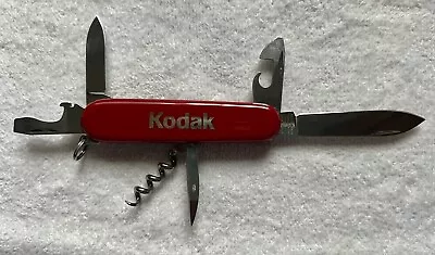 KODAK Logo Swiss Army Victorinox Officer Suisse Multi Task Pocket Knife • $15