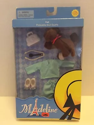 Learning Curve Madeline Vet Doctor Poseable Doll Outfit And Puppy Dog RARE NEW • $39.99