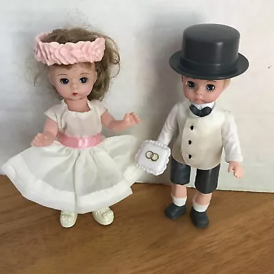 Madame Alexander Dolls Ring Bearer And Flower Girl Bride & Groom • $10.70