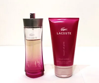 Lacoste Touch Of Pink 90 Ml EDT & 150 Ml Body Lotion • £35.99