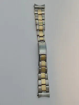 $305 • Buy Rolex Gold And Ss Riveted Stretch Bracelet Ref. 6635  19mm 57 Endlink