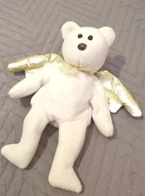 £260 • Buy Ty Beanie Baby Halo Bear 1998 RARE Brown Nose