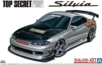 Aoshima 1/24 Scale Model The Tuned Car(24)Kit Top Secret Nissan Silvia S15 200SX • $23.90