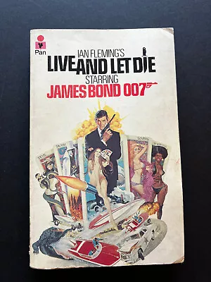 IAN FLEMING  Live & Let Die  Pan Books FN-/FN Sexy ROBERT MCGINNIS Movie Cover • $9.99