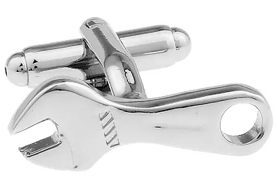 Wrench Pair Cufflinks Mechanic Spanner Wedding Fancy Gift Box Free Ship USA • $17.97