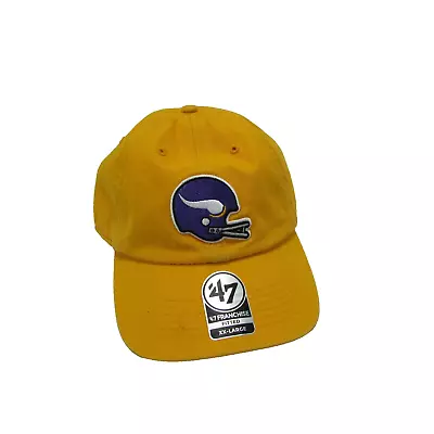 Minnesota Vikings Hat 47 Brand Franchise Gold Fitted Mens 2XL New • $24.99
