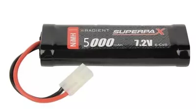RDNA0653 Radiant NiMH Battery 7.2V 5000mAh SC Stick Pack Tamiya Connector • £23.99