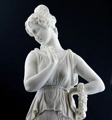 $305 • Buy Dancer Canova Museum Copy Female Greek Cast Marble Large Sculpture Statue