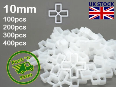 £9.50 • Buy 10mm Cross Tile Spacers Tiling Grouting Floor Wall Tiles  | UK Seller