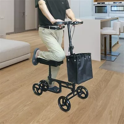 Steerable Leg Knee Walker Roller Scooter Crutch Mobility For Walking Equipment • $239.99