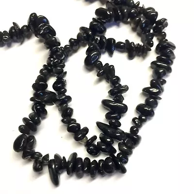 £3.49 • Buy 1x Strand 35cm Long Natural Stone Gemstone Chakra Crystal Chips Nugget With Hole