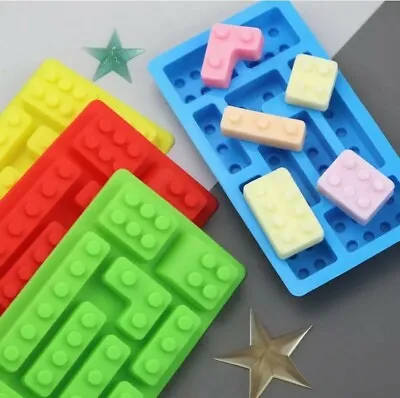 £2.89 • Buy Mini Blocks Shape Ice Bricks Cube Cubes Silicone Mold Mould Wax Melts Chocolate