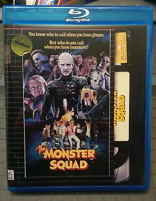 The Monster Squad CUSTOM Blu-ray Cover W/ Empty Case (No Discs) Vhs Retro Style • $15