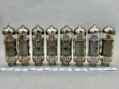 8 Pcs 6p14p 6П14П (el84 / 6bq5) Used Reflector Vacuum Tubes Tested Matched • $18