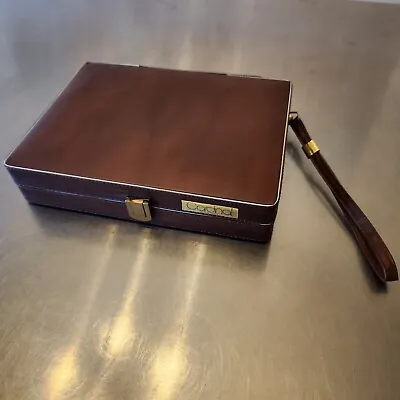 Vintage Cardinal Backgammon Travel Board Game Set - Magnetic - Brown Case • $20