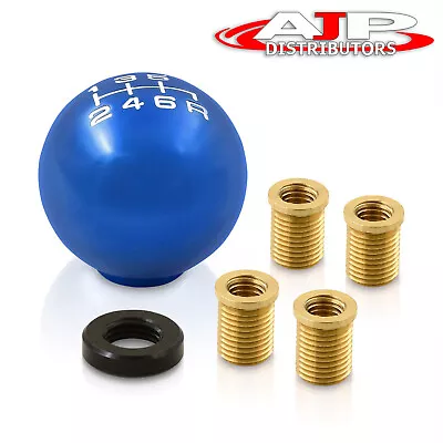 Universal M8X1.25 6SPD Ball Gear Shift Knob Threaded Adapter Kit Euro DTM Blue • $12.99