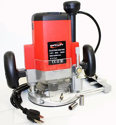 2200W 3HP 1/2  Or 1/4    ELECTRIC PLUNGE ROUTER UL Listed 2200 Watt 110v 23000RP • $87.99