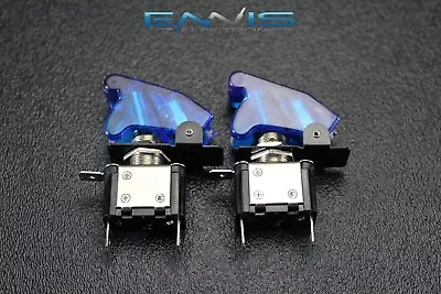 2 Pcs Toggle Switch On Off Blue Mini Led 12v 20 Amp Race Nitrous Eps-3015bl • $12.95