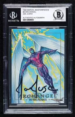 1992 SkyBox Marvel Masterpieces Archangel #8 BAS BGS Authentic Auto Cj4 • $296