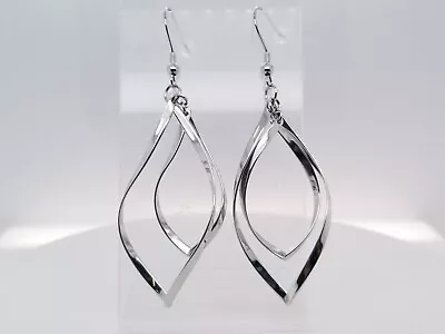 QVC J480863 Steel By Design Twisted Drop Earring • $17.81