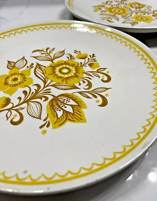 Vintage Cavalier Ironstone Royal China 10” Dinner Plate Jubilee Pattern Set Of 2 • $14.99