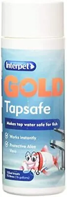 Interpet Gold Tapsafe For Goldfish Bowls Fish Tanks Aquariums Makes Tapwater • £4.97