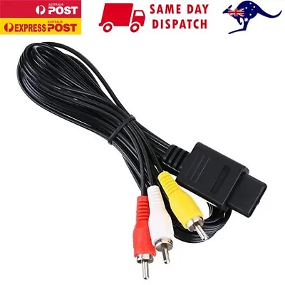 AV CABLE Audio Video Lead For NINTENDO 64 (N64) Console Replacement Cord • $8.95
