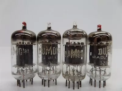 Lot Of 4 Dumont 12AU7 Electron Tube  • $39.95