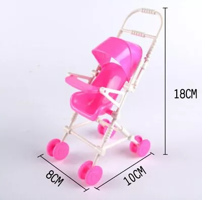 Toy DIY Assemble Kid Playhouse Furniture Stroller Trolley For 11.5  Kelly 1/12 • £4.19