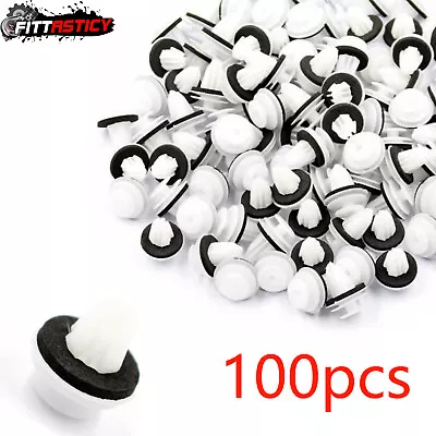 100pcs Plastic Rivet Car Door Trim Retainer Clips 9mm Hole For Honda S2000 • $5.93