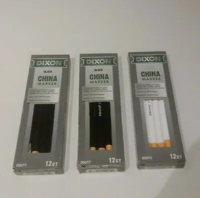 £28 • Buy 35 X Dixon China Markers Wax Pencils For Glass Plastic Metal  5641038