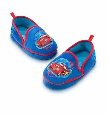 Disney Store Cars Lightning McQueen Soft Slippers Shoes Boys Size 9/10 & 13/1 • $22.45
