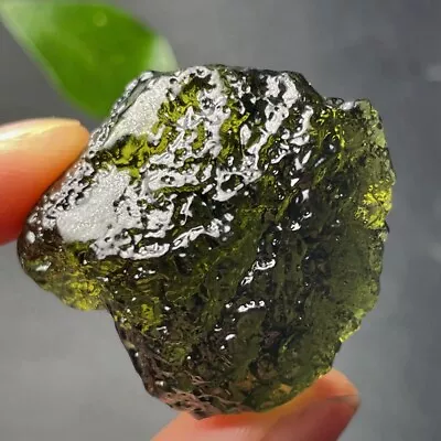 92CT Moldavite Genuine Raw Moldavite Crystal From Czech Republic PICcertificate • $3.25