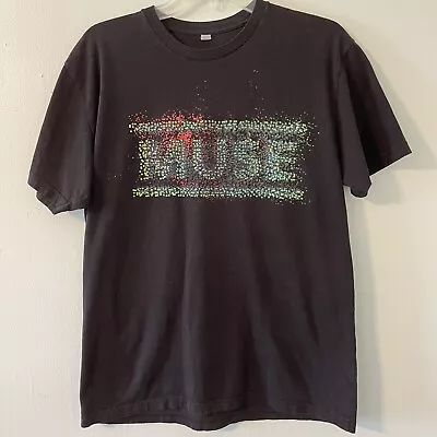 Muse Large The 2nd Law Tour 2013 Double Sided Rock Band Concert Tour T-Shirt • $21.92