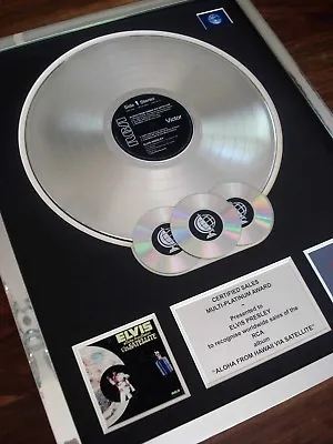 £174.99 • Buy Elvis Presley Aloha From Hawaii Lp Multi Platinum Disc Record Award Album