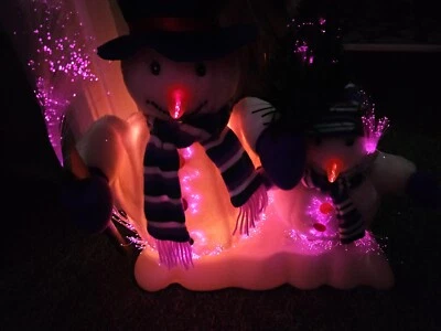 £39.99 • Buy Vintage, Fibre Optic, Musical, Animated Snowmen With Music Frosty The Snowman.