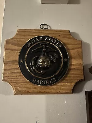 Marine Corps Wall Plaque (Metal Emblem) • $30