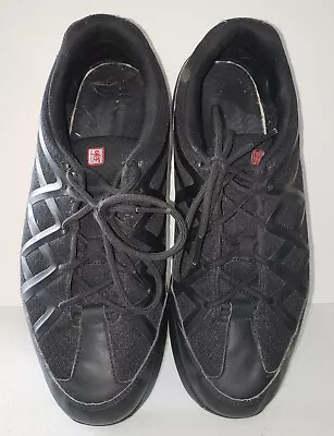 Worn MBT Men's Sport 3X Comfort Width Black Rocker Walking Shoe – US 10-10.5  • $40