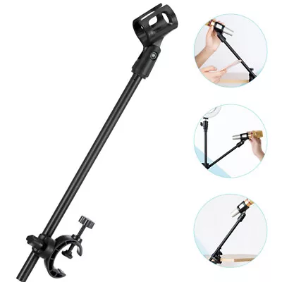  Microphone Stand Adjustable Desk Suspension Scissor Arm Boom Scissors • £16.75