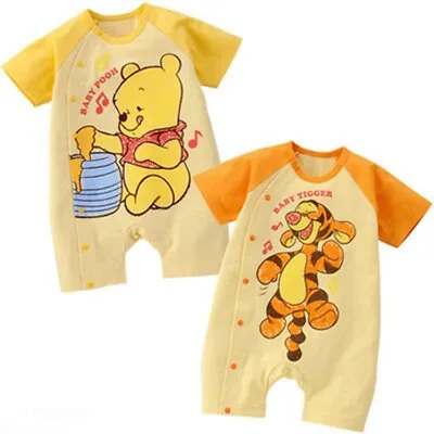 Baby Boys Girls Short Sleeves Tigger Winnie The Pooh Costume Romper One Piece  • $22.95