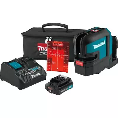 Makita 12V Max Cxt Self Leveling Cross Line Red Beam Laser Kit • $359