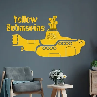 £12.99 • Buy Beatles Yellow Submarine - Wall Art Sticker