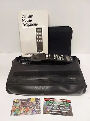 1993 Motorola GTE Cellular Movile Telephone With CaseManualAdaptersBag • $53.99