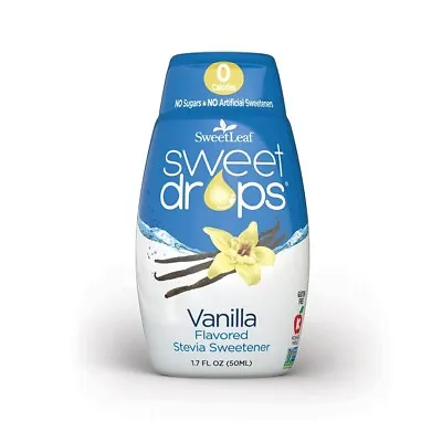 Sweet Leaf - Sweet Drops - Vanilla Flavored Stevia-Ships With 4 • $12.12