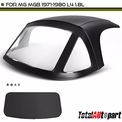 Convertible Soft Top For MG MGB 1971-1980 L4 1.8L Coupe With 3 Plastic Windows • $259.99