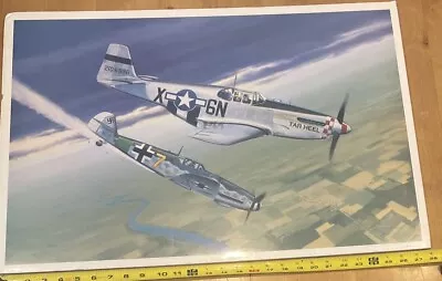 P-51 Tar Heel Signed By Artist Charles Wissig And WWII ACE Capt James R Starnes • $59.85