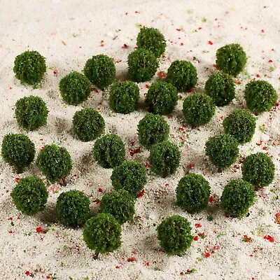 30X Model Trees Scenery Topiary Train Railway Landscape Layout OO HO Scale • £8.10