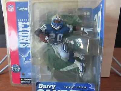 Barry Sanders Figure NFL Legends Series 1 Detroit Lions RB New McFarlane • $17.50