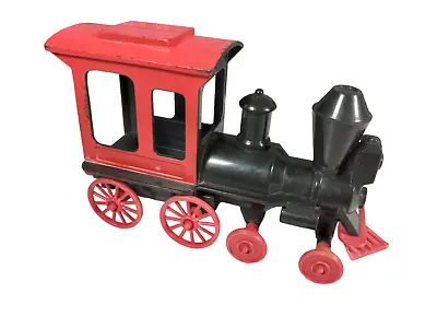 Vintage 2001 Mattel Train Engine Plastic Red Black • $8.99
