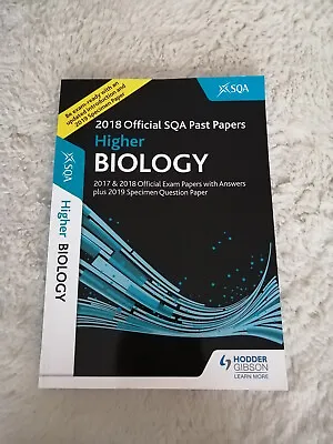 £7 • Buy Hodder Gibson Higher Biology 2018 Official SQA Past Papers